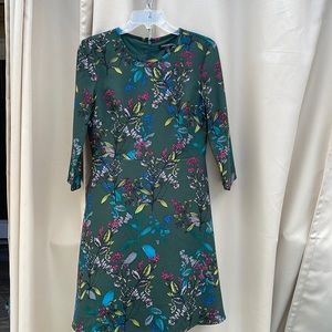 Banana Republic green floral dress